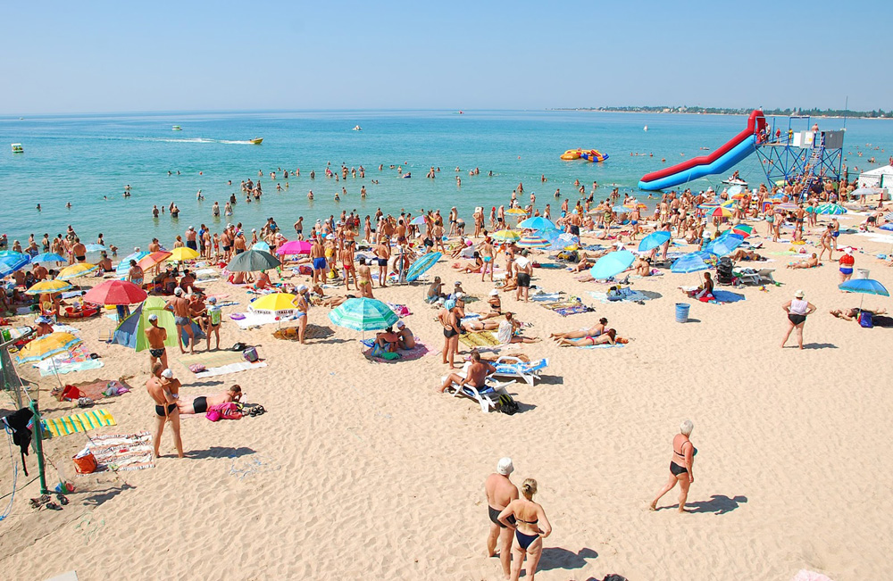Песчаные пляжи Западного Крыма фото 